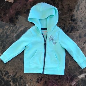 Cat&Jack Baby girl hooded zip up jacket